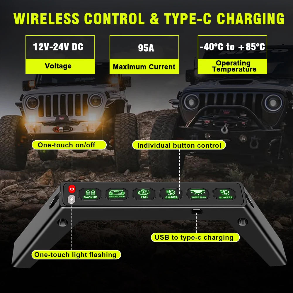 لوحة مفاتيح مسكة اليد وايرلس Jeep