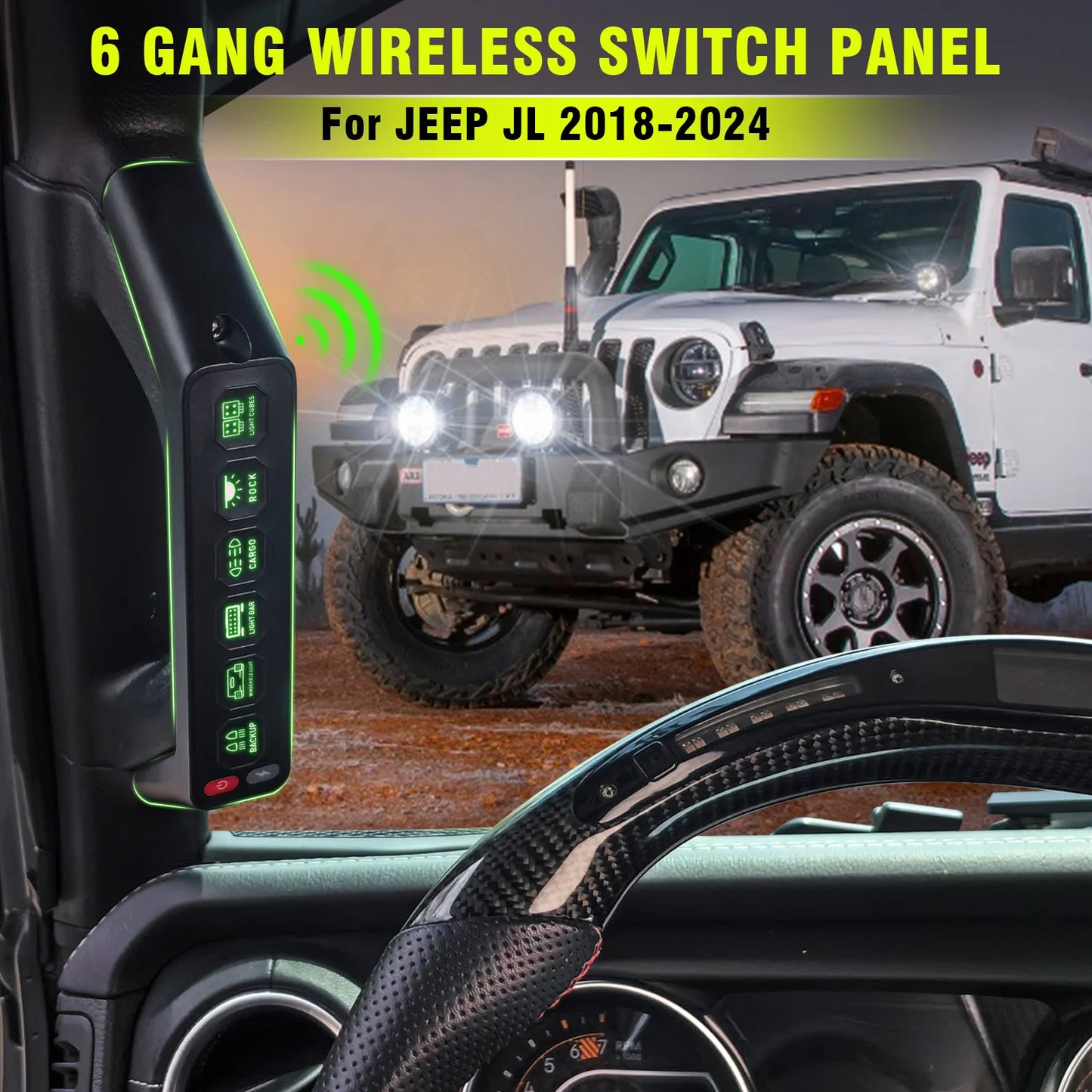 لوحة مفاتيح مسكة اليد وايرلس Jeep